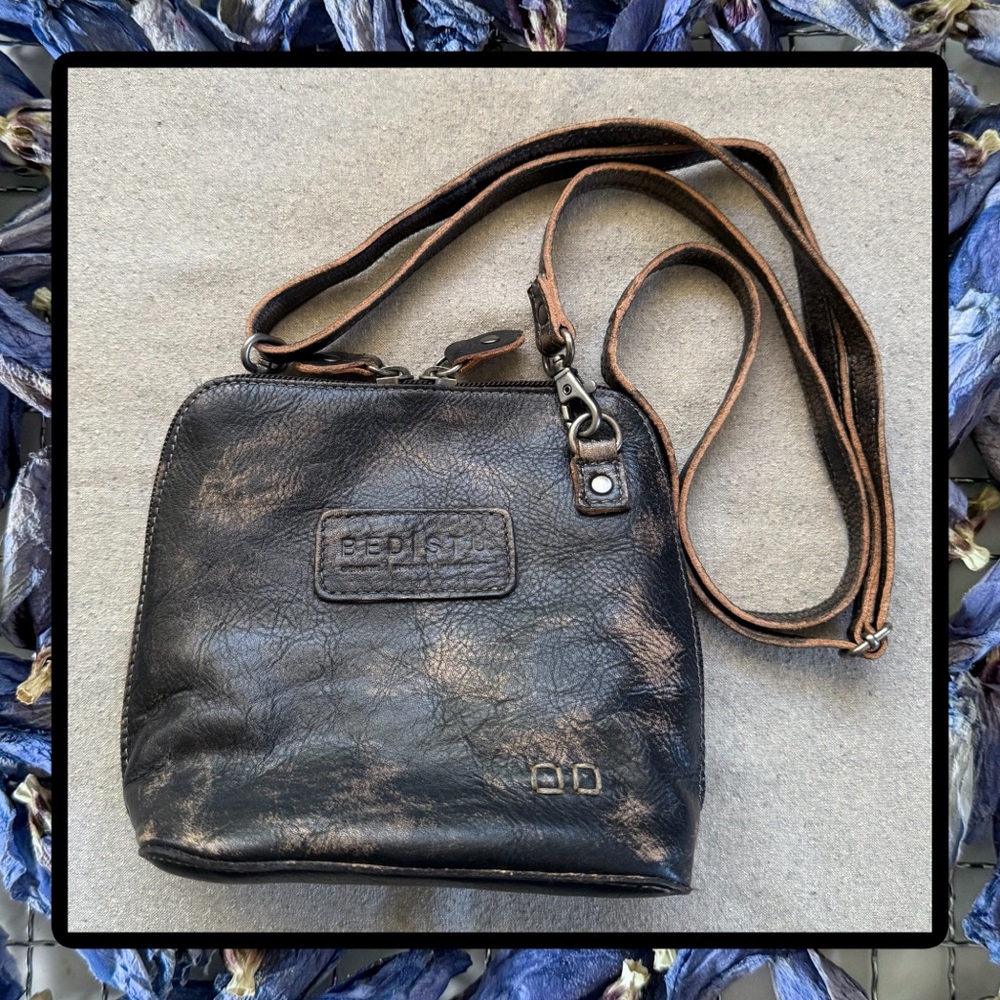 BED|STU Black and Brown Crossbody Bag